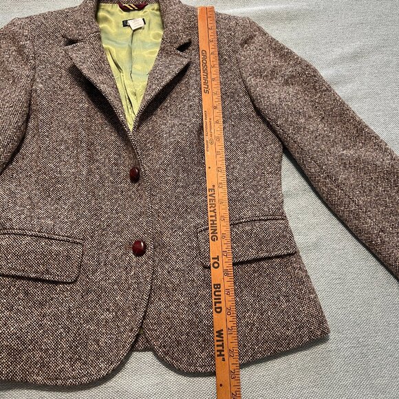 OLD SCHOOL J CREW JOHN HANLEY WOOL BLAZER SIZE 8 - Picture 12 of 12